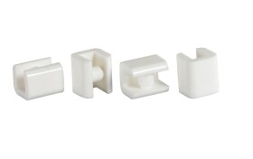 Náhradní nožičky SAT 4 ks, bílé NDSATSTOLPLASTB NDSATSTOLPLASTB