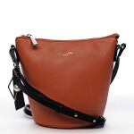 Luxusní crossbody kabelka Graciana, oranžová