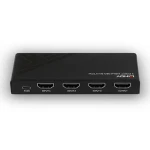 Lindy 3 Port HDMI 18G černá / HDMI přepínač / 4K Ultra HD / HDCP 2.2 / dálkové ovládání (38232)