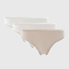 Dámská tanga Lace 3 Pack UW0UW02824-0XY - Tommy Hilfiger L