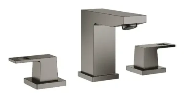 Grohe Eurocube - Umyvadlová baterie s výpustí 3-otvorová instalace kartáčovaný Hard Graphite (20351AL0)