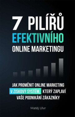7 pilířů efektivního marketingu - Jak proměnit online marketing v ziskový systém, který zaplaví vaše podnikání zákazníky (poškozená) - Matěj Ulvr