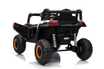 Mamido Elektrické autíčko Buggy Madman bílé | UTV-MX 4x4 | EVA kola | 12V 10Ah | EKO kůže