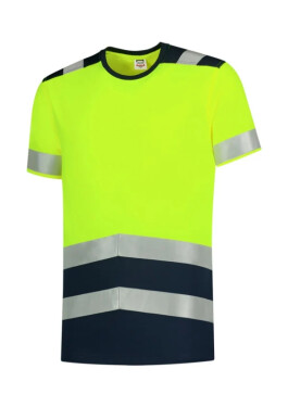 T-Shirt High Vis Bicolor tričko unisex fluorescenční žlutá M