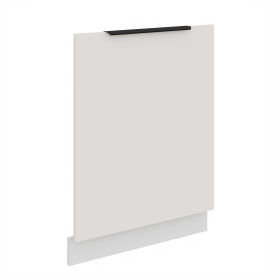 Dvířka na vestavnou myčku nádobí Aria ZM 713x596 Barva korpusu: Bílá, Barva dvířek: WH - Crystal white AFM