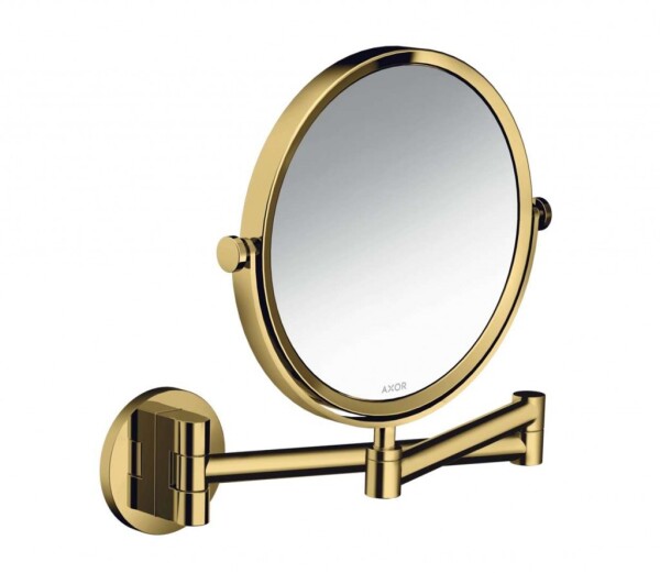 AXOR - Universal Circular Kosmetické nástěnné zrcátko, leštěný vzhled zlata 42849990
