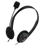 C-TECH MHS-03E černá / sluchátka s mikrofonem (8594125011666)