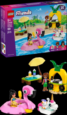 LEGO® Friends 42658 Zábava u bazénu s jednorožcem a plameňákem - LEGO® Hidden Side™