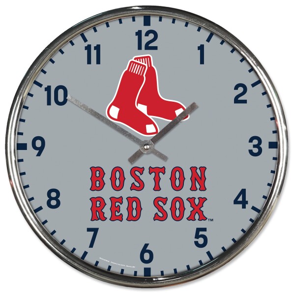 Hodiny Boston Red Sox MLB Chrome Team Design