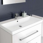 VILLEROY & BOCH - Avento Umyvadlo nábytkové 80x47 cm, s přepadem, otvor pro baterii, CeramicPlus, alpská bílá 415680R1