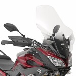 2122DT plexi čiré Yamaha MT-09 Tracer 850 (15-17), vxš690x500 mm, použij D2122Kit pro montáž