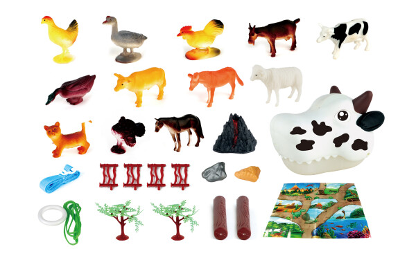 Batoh se zvířátky farma 27x17x19 cm