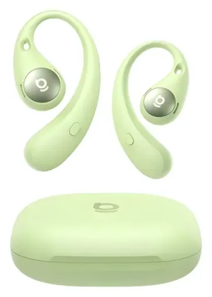 Baseus Bass BF1 Pro Eli Sport 2 Natural Green / Bezdrátová sluchátka / Open-ear / mikrofon / Bluetooth / IP57 (6953156299382)