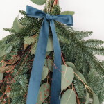 Bella Rose Sametová stuha 3 cm – modrá (9 m), modrá barva, textil