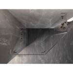 MEXEN/S - Lunar L sprchový kout pětiboký křídlový levá 80 x 100 cm, transparent, nikl kartáčovaný 831L-080L-100P-97-00-L