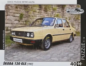 RETRO-AUTA Puzzle č. 18 Škoda 120 GLS (1982)