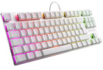 Sharkoon PureWriter TKL RGB bílá / nízkoprofilová herní klávesnice / mechanická / RGB / Kailh choc low profile Blue / US (4044951034291)