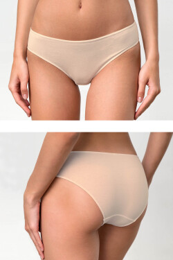 Vamp - Pohodlné dámské kalhotky – set 2 ks 19952 - Vamp beige skin L