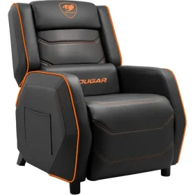 COUGAR Ranger S černo-oranžová / Herní křeslo / boční kapsa / nastavitelné / syntetická kůže / nosnost 160 kg (CGR-RANGER S)