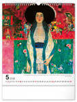Nástěnný kalendář 2026 NOTIQUE - Gustav Klimt, 30 x 34 cm
