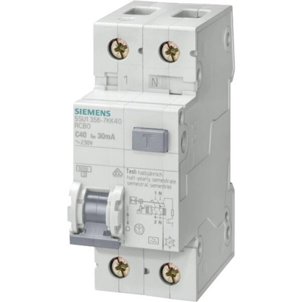 Siemens 5SU13566KK16 proudový chránič/elektrický jistič 2pólový 16 A 0.03 A 230 V