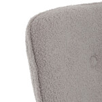 Relaxační křeslo, šedá, látka bouclé, AK-319 GREY2
