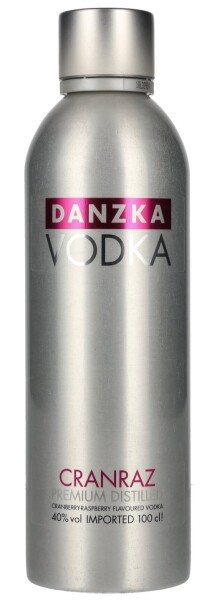 Danzka Vodka Cranraz 40% 1 l (holá láhev)