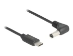 Delock USB-C DC 5,5 x 2,5 mm 90° / Napájecí kabel / 1,5 m (85399)