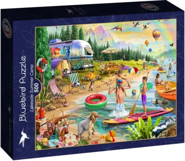 BLUEBIRD Puzzle Letní kempování u jezera