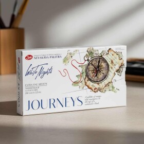 Nevskaya Palitra White Nights Journeys sada 24 × 2,5 ml full pan
