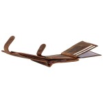 Pánská kožená peněženka Zvěrokruh Štír, hnědá