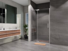 Lansanit Sprchové dveře Brix H2Y 900, chrom/čiré sklo, levé provedení LAN03019