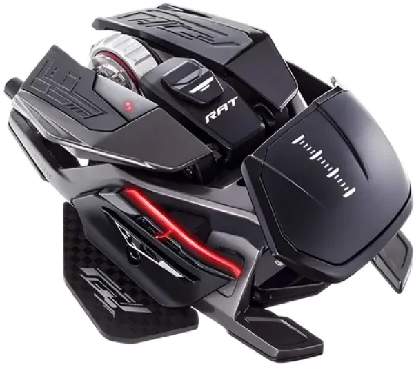 Mad Catz R.A.T. X3 černá / Herní myš / Optická / 16000dpi / 10 tlačítek / USB / 3000Hz (MR05DCINBL001-0)