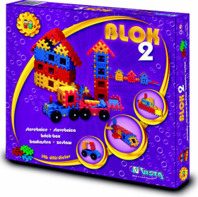 Stavebnice BLOK 2 plast 146ks v krabici 33x33x8cm - Teddies
