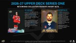 Hokejové karty NHL 2026-27 Upper Deck Series 1 Hockey Hobby Balíček