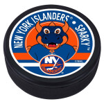 Mustang Puk New York Islanders NHL Sparky Mascot Textured Puck