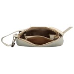 Stylová dámská malá crossbody kabelka Lamiss, krémová