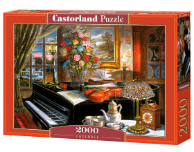 Puzzle Castorland 2000 dílků Černý klavír