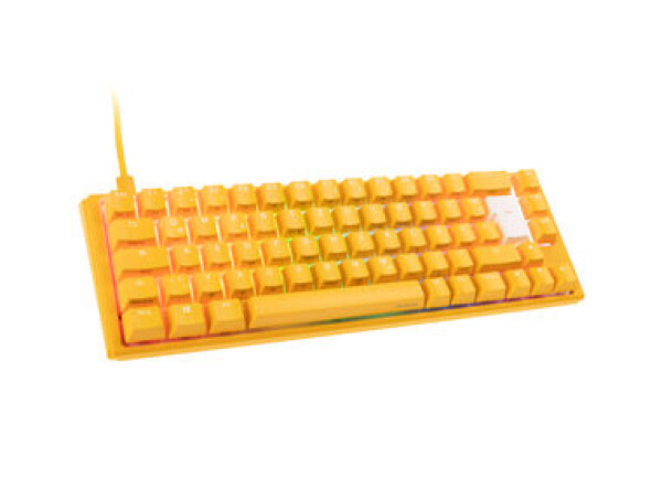 Ducky One 3 Yellow SF MX-Brown žlutá / Herní klávesnice / podsvícená / mechanická / drátová (USB) / DE (DKON2167ST-BDEPDYDYYYC1)