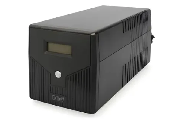 DIGITUS Line-Interactive UPS / 1000VA/600W / 12V/7Ah / 2 baterie / 4xSchuko / USB / RS232 / RJ45 / LCD (DN-170074)
