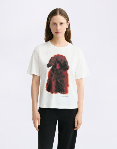 Tričko Thinking MU Pet Portrait Lucia Tee WHITE