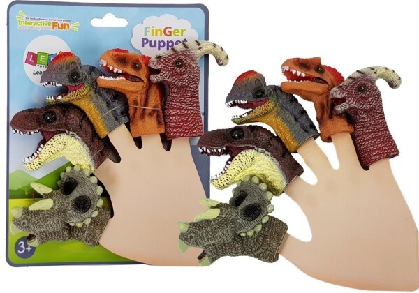 Mamido Maňásci na prsty dinosauři 5 kusů