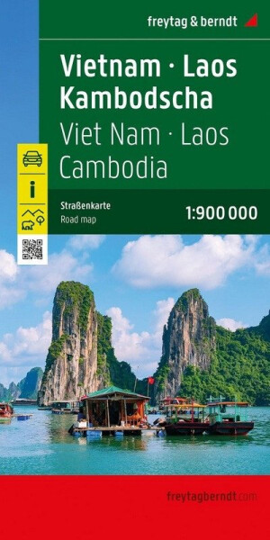 Vietnam – Laos – Kambodža 1:900 000 / automapa