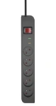 TB Touch Energy přepěťová ochrana 1,5 m / Prodlužovací kabel / 5 zásuvek / Vypínač napájení / 2300 W (ALTBXPA05FR150B)