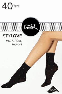 STYLOVE 01 - PONOŽKY Z MIKROVLÁKNA 40 DEN nero UNI