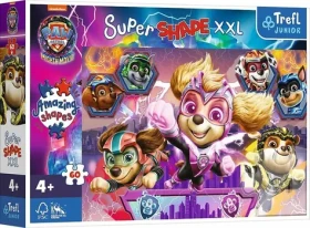 Trefl - Puzzle - Super Shape XXL Tlapková Patrola ve velkofilmu