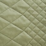 DumDekorace Sametový prošívaný přehoz LUIZ světle zelený Šířka: 170 cm | Délka: 210 cm