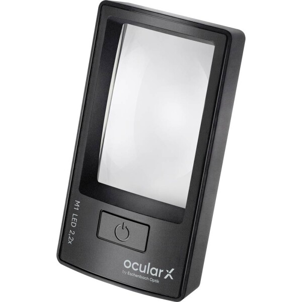 Eschenbach XM0102, ocularX M1 ruční lupa zvětšení: 2.2 x, Velikost objektivu: (d x š) 7.5 cm x 5 cm