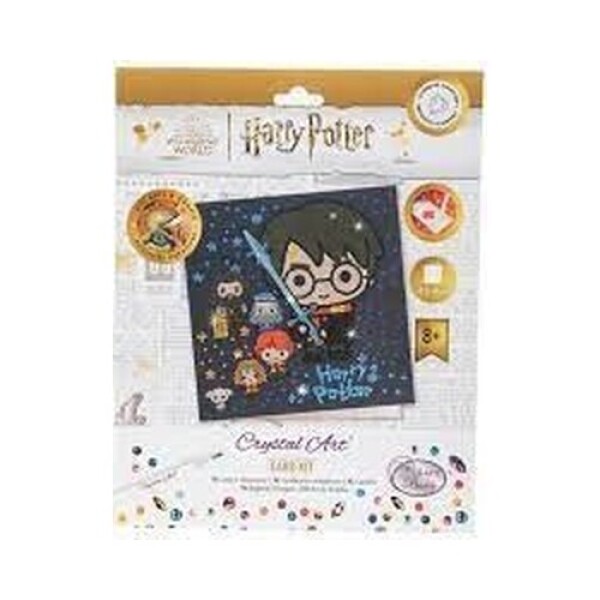 Crystal Art pohlednice - Harry Potter Family, 18x18cm - Craft Buddy