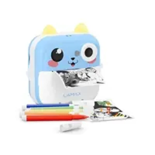 LAMAX InstaKid2 Plus modrá / dětský fotoaparát / 2.4" displej / Micro SD / MP3 / USB-C / hry (8596687002601)